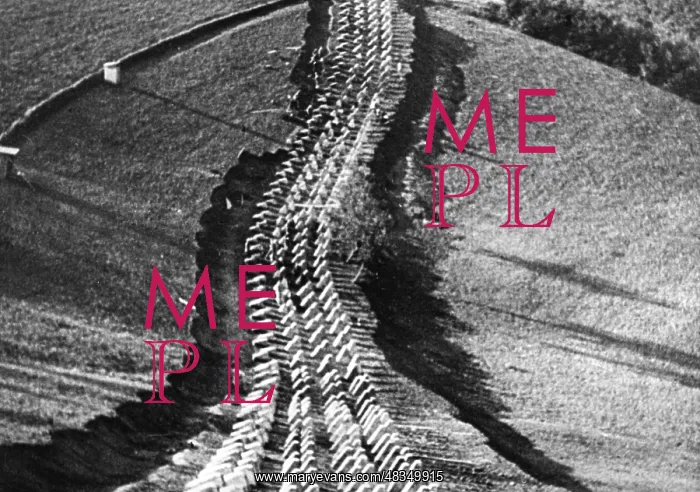: Dragon's teeth against tanks at the Siegfried Line, 1939 : Dragon's teeth against tanks at the Siegfried Line, 1939