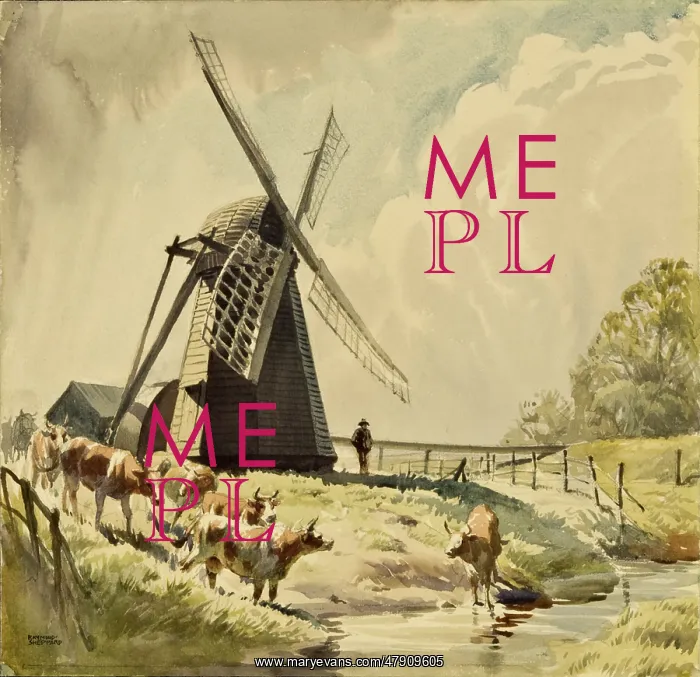 : Draining Mill, Herringfleet with cattle : Draining Mill, Herringfleet with cattle