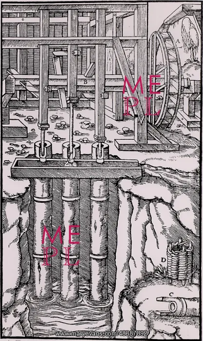 : Draining mine workings by means of a battery of : Draining mine workings by means of a battery of