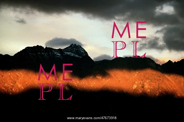 : Dramatic light on the Cook range of mountains - New Zealand : Dramatic light on the Cook range of mountains - New Zealand