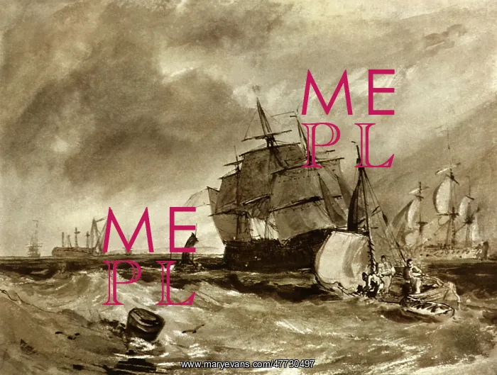 : Dramatic Seascape, by J M W Turner : Dramatic Seascape, by J M W Turner