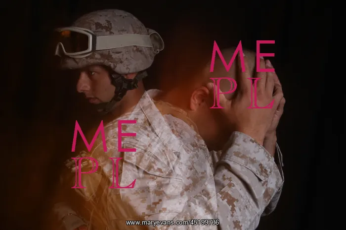 : Dramatization of a US Marine affected by ? : Dramatization of a US Marine affected by ?