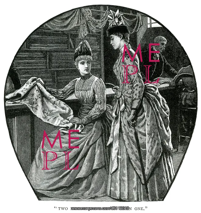 : At the drapers shop 1887 : At the drapers shop 1887
