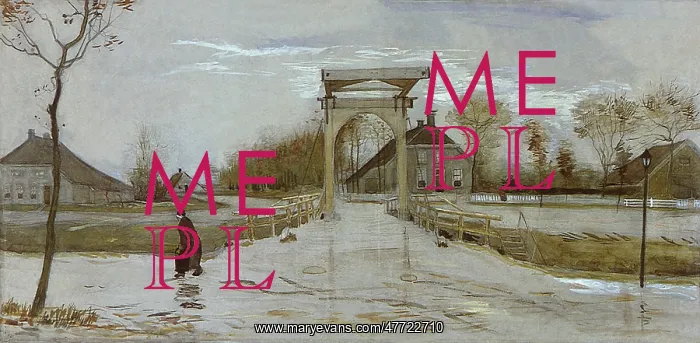 : Drawbridge in Nieuw-Amsterdam, by Van Gogh : Drawbridge in Nieuw-Amsterdam, by Van Gogh