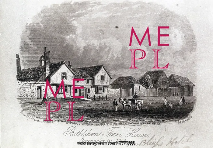 : Drawing of the Blighs Hotel, Sevenoaks, Kent : Drawing of the Blighs Hotel, Sevenoaks, Kent