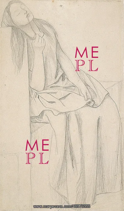 : Drawing of Elizabeth Siddal, for The Return of Tibullus to D : Drawing of Elizabeth Siddal, for The Return of Tibullus to D