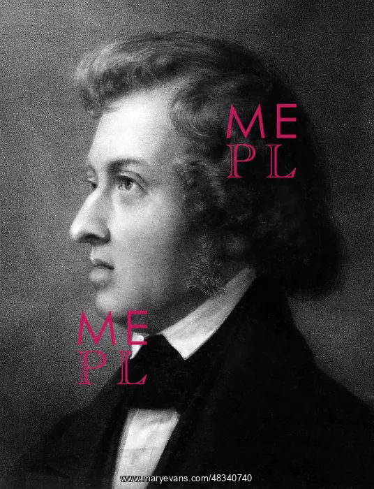 : Drawing of Frederic Chopin : Drawing of Frederic Chopin