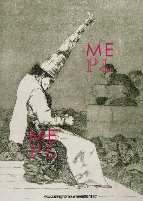 : Drawing by Goya, Los Caprichos : Drawing by Goya, Los Caprichos