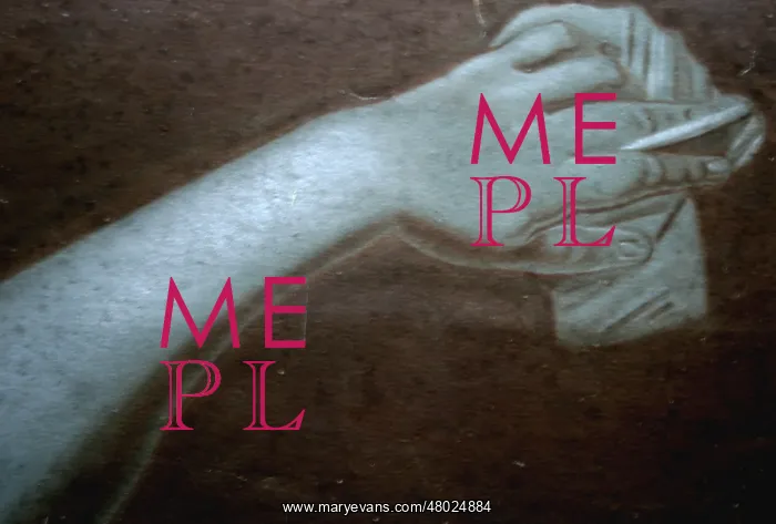 : Drawing of a hand and arm : Drawing of a hand and arm