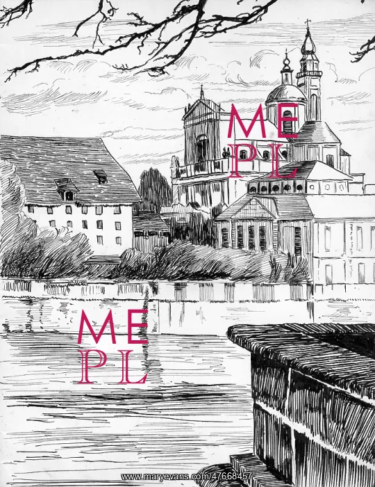 : Drawing by Harold Auerbach, Solothurn, Switzerland : Drawing by Harold Auerbach, Solothurn, Switzerland