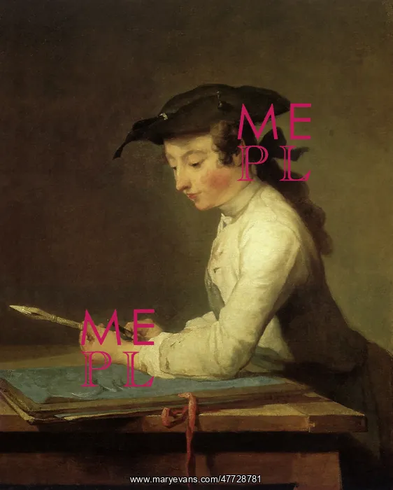 : Drawing Lesson, by Chardin : Drawing Lesson, by Chardin