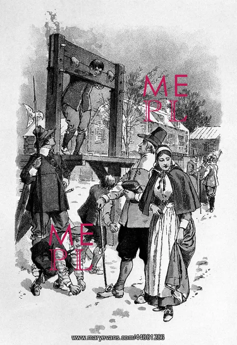 : Drawing Of Man In Pillory As Pilgrim : Drawing Of Man In Pillory As Pilgrim
