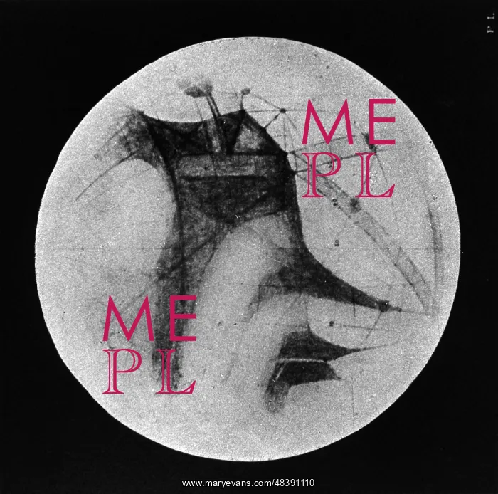 : Drawing of Mars showing canals and dark areas : Drawing of Mars showing canals and dark areas