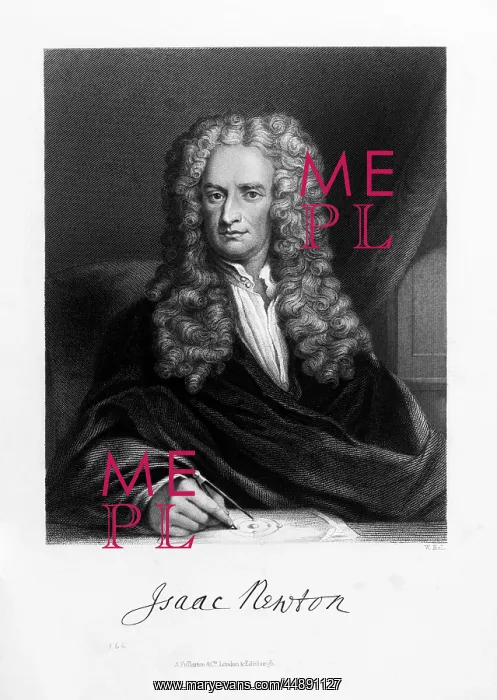 : Drawing Portrait Sir Isaac Newton : Drawing Portrait Sir Isaac Newton