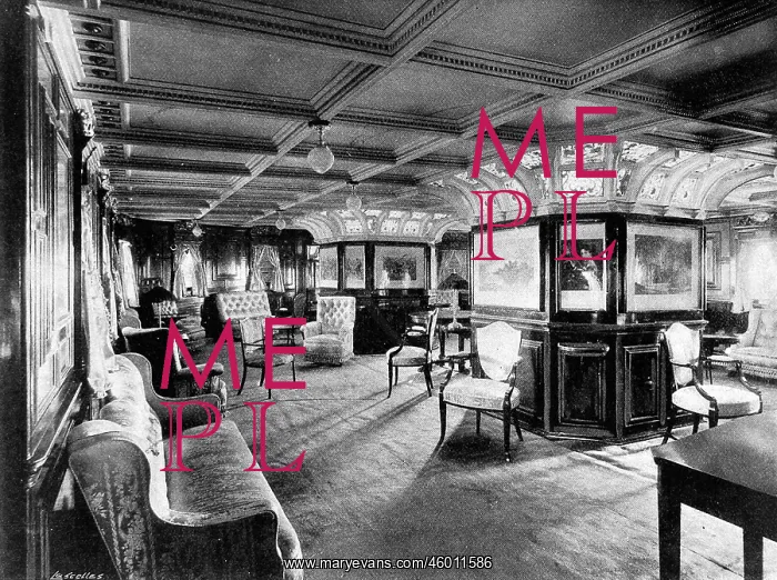 : The Drawing Room aboard SS Ophir, March 1901 : The Drawing Room aboard SS Ophir, March 1901