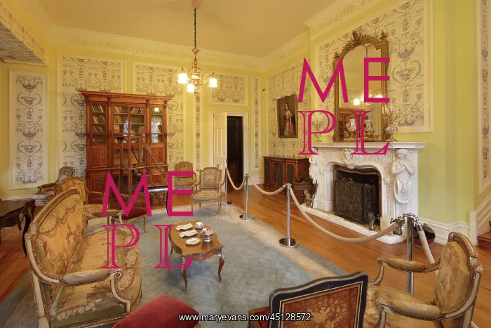 : Drawing Room, Kylemore Castle, County Galway, Ireland : Drawing Room, Kylemore Castle, County Galway, Ireland