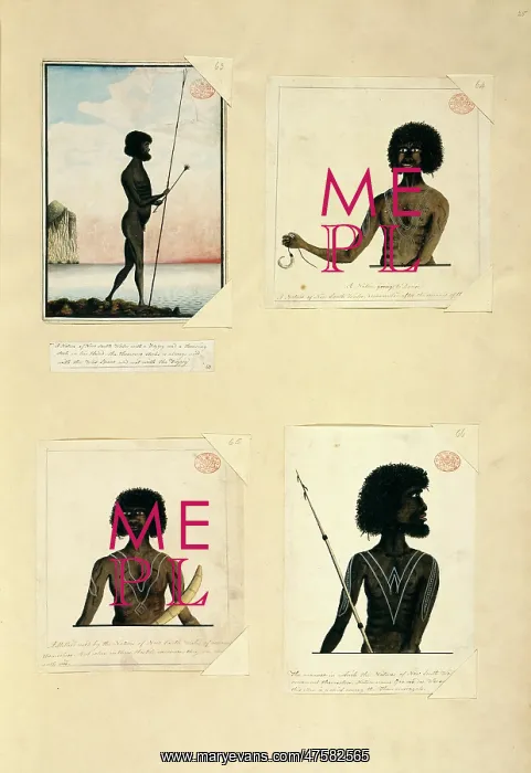 : Drawings 54-57 from the Watling Collection : Drawings 54-57 from the Watling Collection