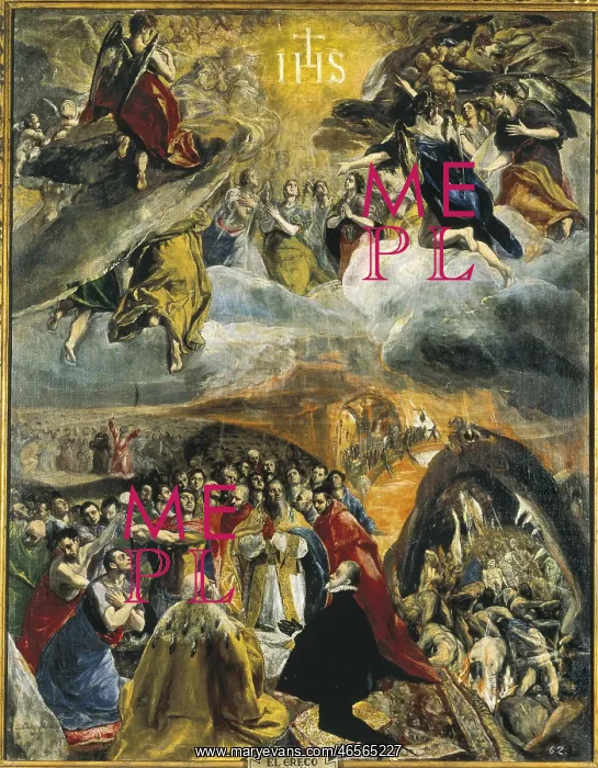 : The Dream of Philip II, by El Greco : The Dream of Philip II, by El Greco