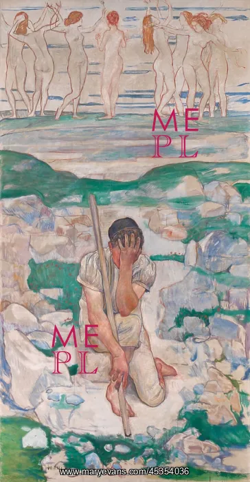 : The Dream of the Shepherd, by Ferdinand Hodler : The Dream of the Shepherd, by Ferdinand Hodler