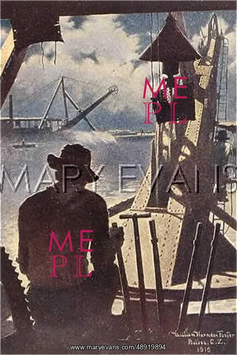 : DREDGERS AT WORK 1910 : DREDGERS AT WORK 1910
