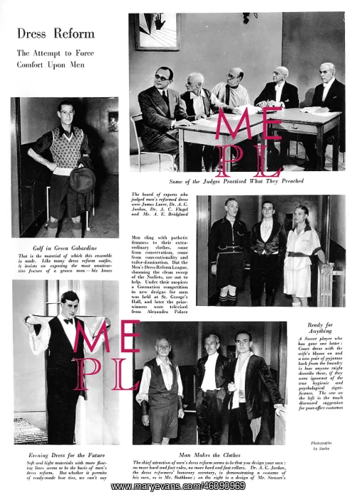 : Dress Reform - The Attempt to Force Comfort Upon Men : Dress Reform - The Attempt to Force Comfort Upon Men