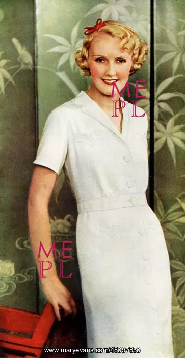  : Dress in Tootal linen