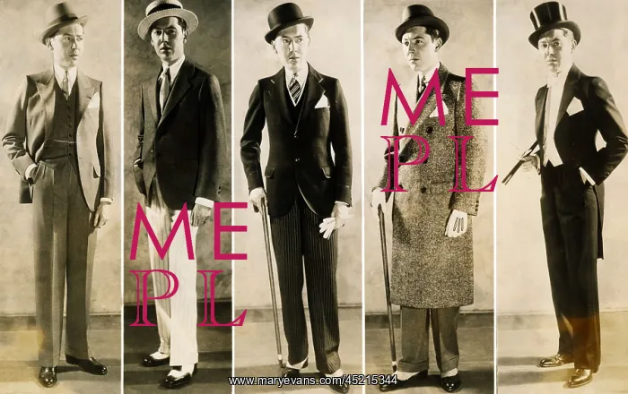 : The well dressed man's wardrobe in 1929. ? : The well dressed man's wardrobe in 1929. ?