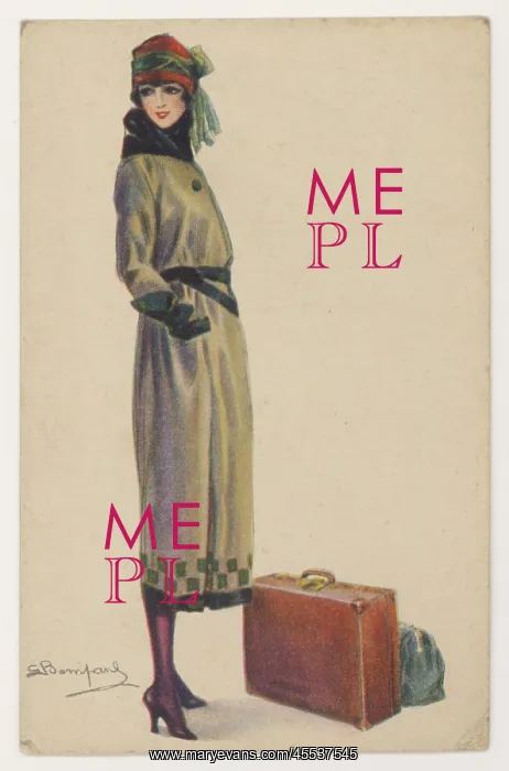: Dressed for Trip circa 1920 : Dressed for Trip circa 1920