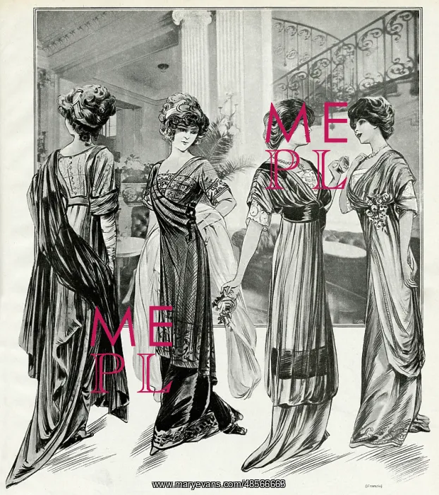 : Dresses for dining 1910 : Dresses for dining 1910