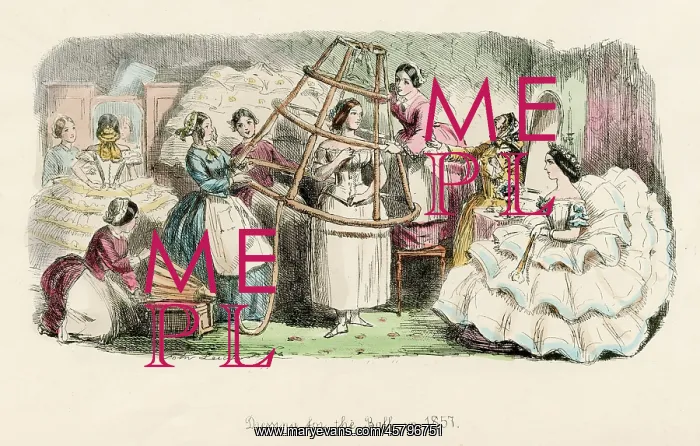 : Dressing in 1857 : Dressing in 1857