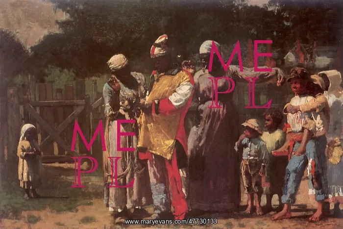 : Dressing for the Carnival, by Winslow Homer : Dressing for the Carnival, by Winslow Homer