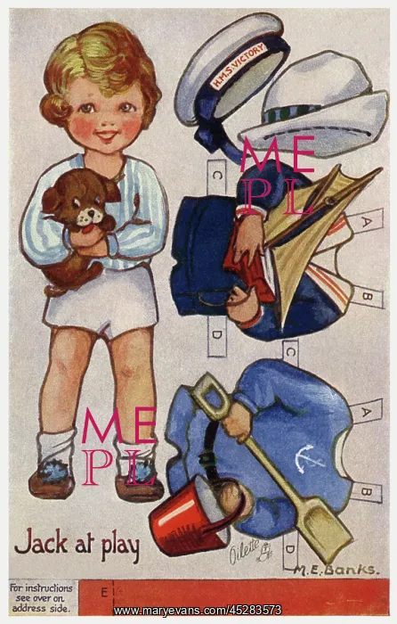 : Dressing doll. Jack at Play : Dressing doll. Jack at Play