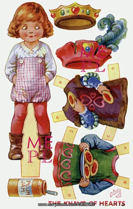 : Dressing doll. Knave of Hearts : Dressing doll. Knave of Hearts