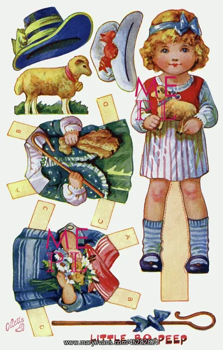 : Dressing doll. Little Bo-Peep : Dressing doll. Little Bo-Peep