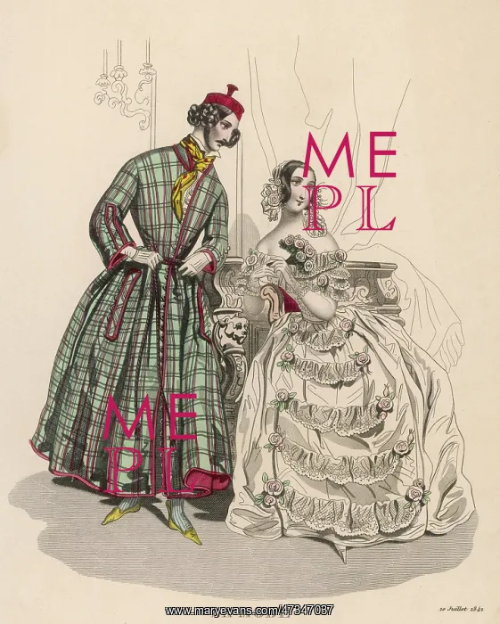 : Dressing Gowns 1841 : Dressing Gowns 1841