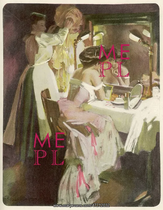 : At Dressing Table : At Dressing Table