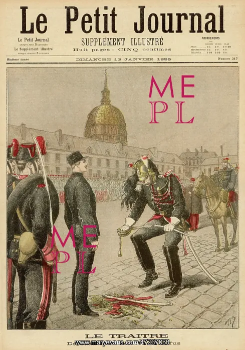 : Dreyfus. ALFRED DREYFUS French army officer and victim of injustice: his degradation : Dreyfus. ALFRED DREYFUS French army officer and victim of injustice: his degradation