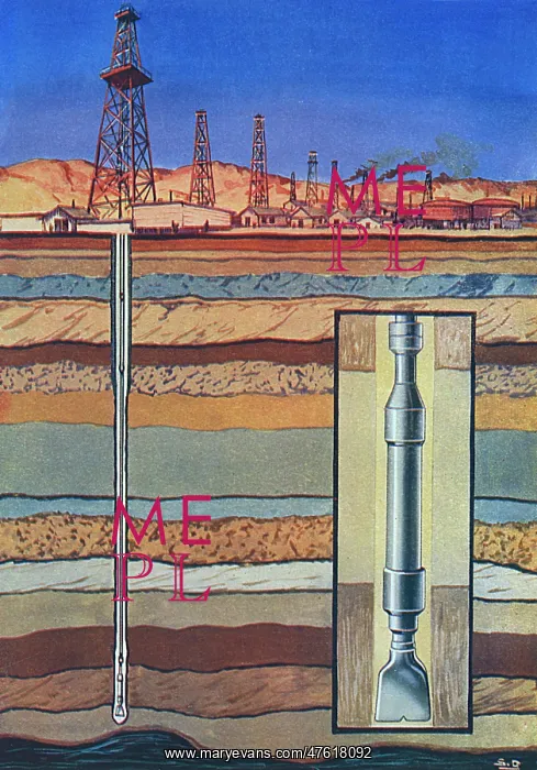 : Drilling an Oil Well - Boring by Turbine : Drilling an Oil Well - Boring by Turbine