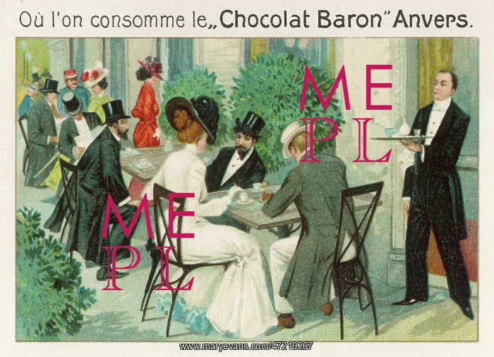 : DRINKING CHOC IN CAFE : DRINKING CHOC IN CAFE
