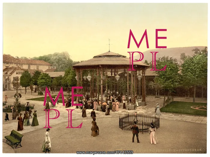 : Drinking fountain, Pyrmont (i.e. Bad Pyrmont), Germany : Drinking fountain, Pyrmont (i.e. Bad Pyrmont), Germany
