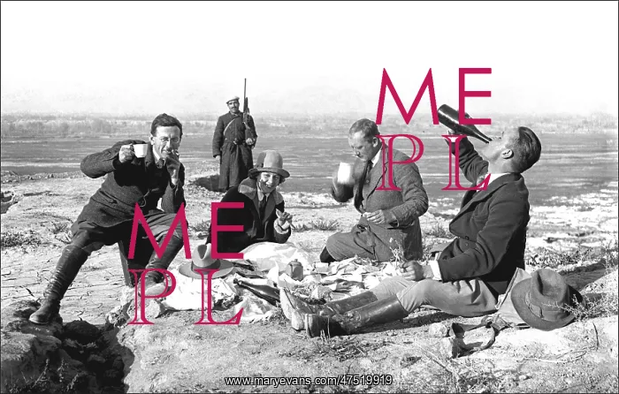 : Drinking at a picnic - possibly in Iran : Drinking at a picnic - possibly in Iran