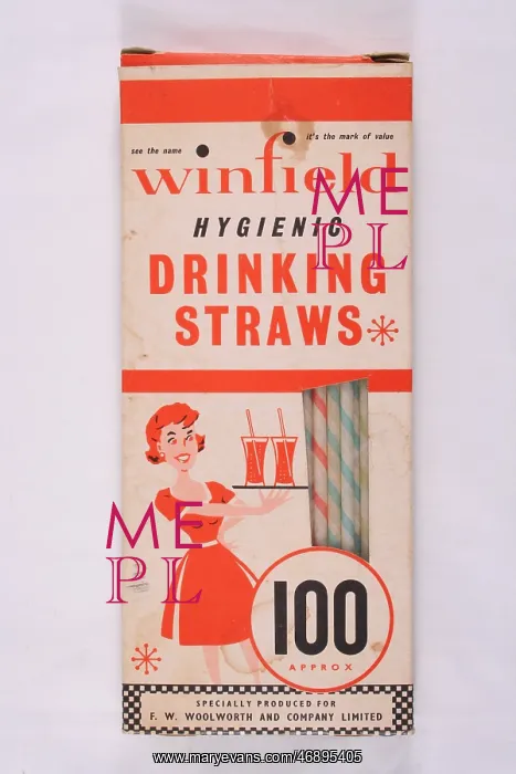 : Drinking straws by Winfield, woolworths history : Drinking straws by Winfield, woolworths history