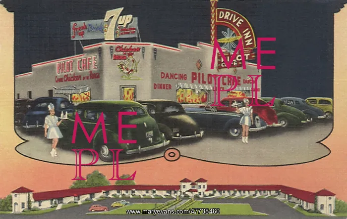 : Drive-In Cafe Scene : Drive-In Cafe Scene