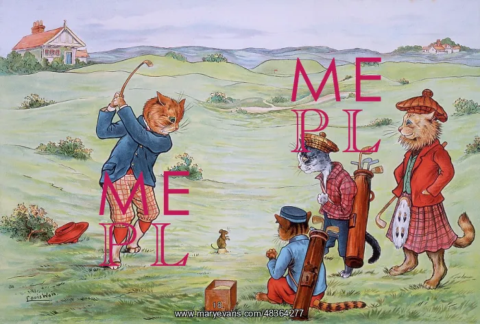 : The Driver by Louis Wain : The Driver by Louis Wain