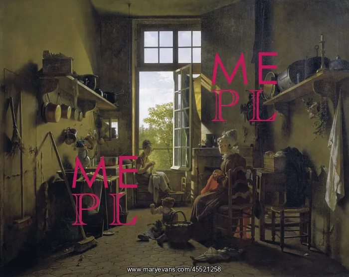 : DROLLING, Martin (1752-1817). Interior of a kitchen : DROLLING, Martin (1752-1817). Interior of a kitchen