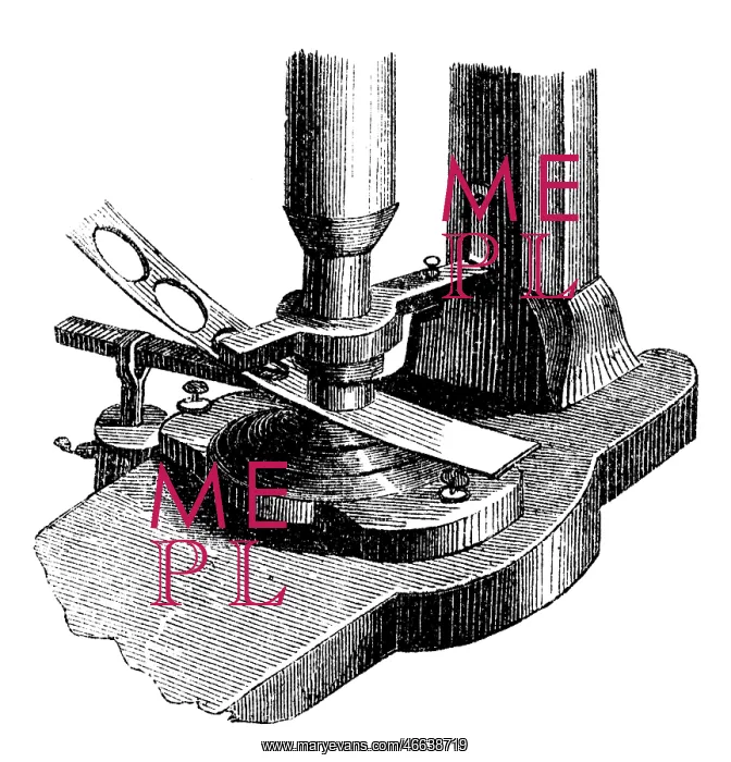 : Drop press to knock out the coin blanks, from: book of inven : Drop press to knock out the coin blanks, from: book of inven