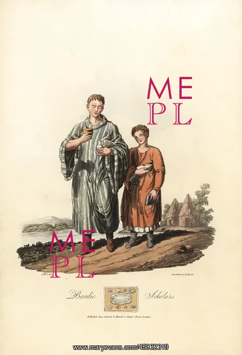 : Druidic Awenydd (Bardic disciple) and novice : Druidic Awenydd (Bardic disciple) and novice