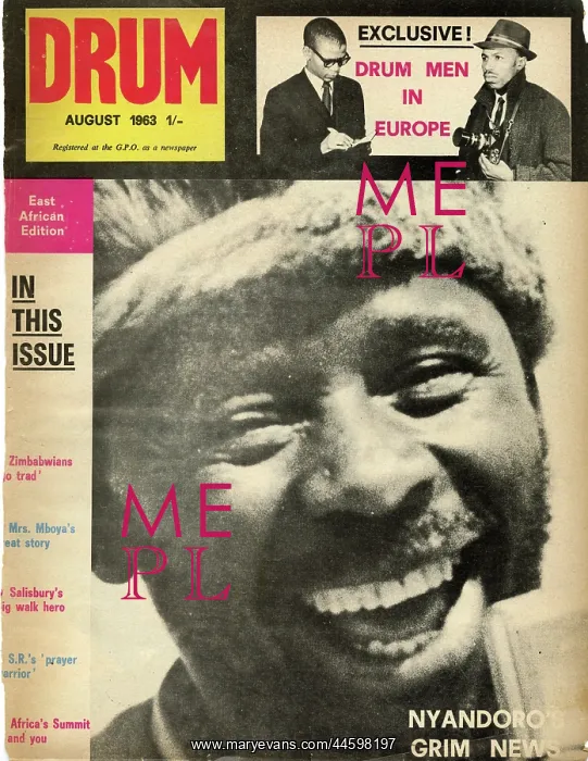 : Drum Magazine cover : Drum Magazine cover