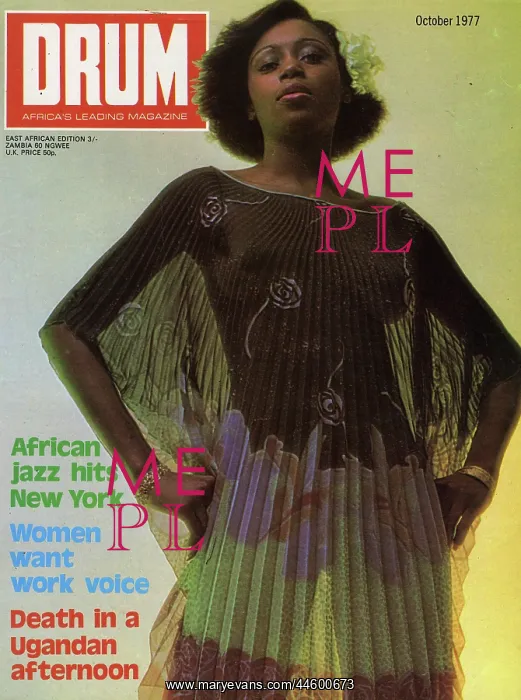 : Drum Magazine cover : Drum Magazine cover