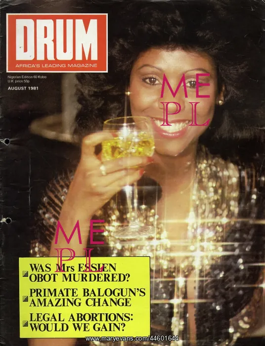 : Drum Magazine cover : Drum Magazine cover